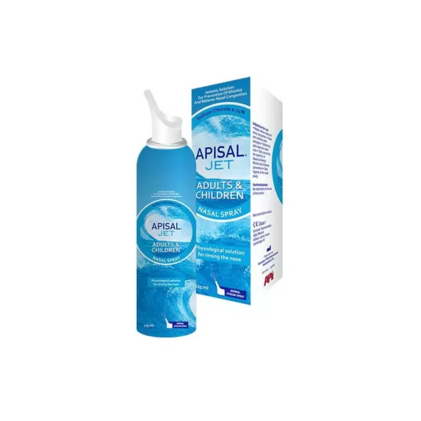 Apisal Nasal Jet Spray For Children And Adult 125Ml   أبيسال جت بخاخ الأنف للأطفال والكبار 125 مل