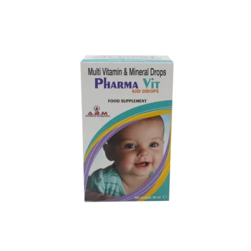 8904151818120_1 PharmaVit Vitamin Kid Drops 30Ml | فارما فيت كيد قطرات مكمل غذائي من الفيتامينات والمعادن للأطفال 30 مل