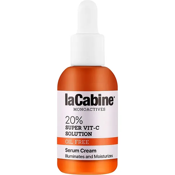 LACABINE SUPER VIT-C 2 IN 1 30ML Lacabine Super Vit-C 2 IN 1 Serum Cream 20% 30ML | لاكابين سوبر فيتامين C 2 في 1 – تركيز 20% حجم 30 مل