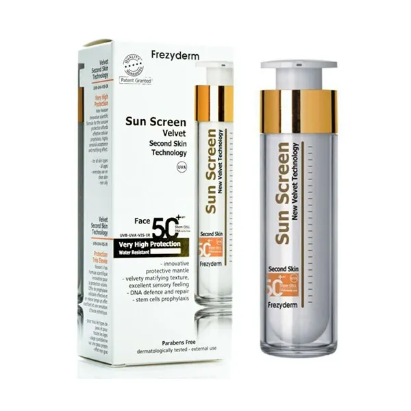 WhatsApp Image 2025-07-14 at 17.39.28_91aeb4cf Frezyderm Sun Screen Velvet SPF50+, 50Ml فريزيديرم واقي شمس مخملي بعامل وقاية من أشعة الشمس 50+ ، 50 مل