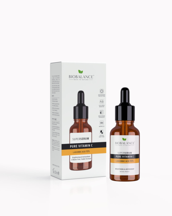 IMG_0605 Bio Balance Vitamin C L-ascorbic Acid 10% Super Serum 30ml سيروم فيتامين سي مضاد للشيخوخة