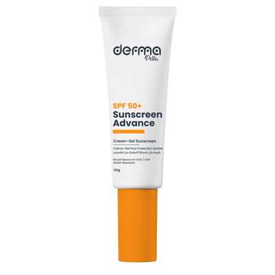 IMG_9355 Derma Pella Advance Spf50+ Cream Gel 50g واقي شمس