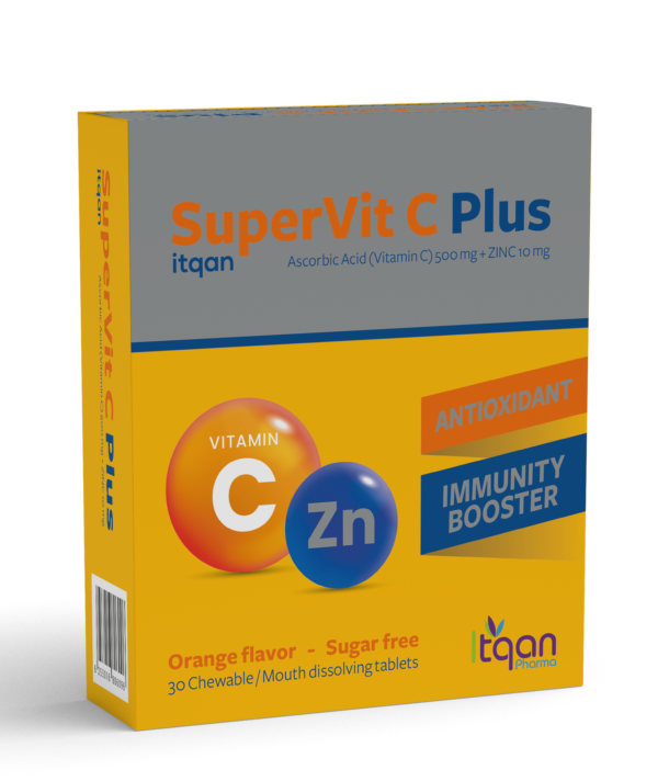 Super Vit C Plus 500mg 30 Chew Tab