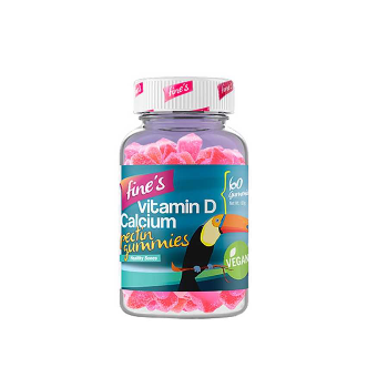 IMG_1149 فيتامين دال وكالسيوم للأطفال Fines Vitamin D and Calcium 60 Gummies